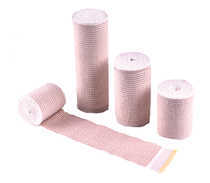 Velcuro® Elastic Bandage with Fastener Red/White