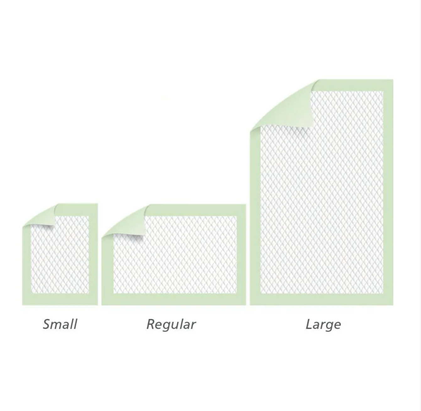 Haines Greeny® Eco Friendly Absorbent Compostable Underpad. Small Medium and Large Each. GST Free