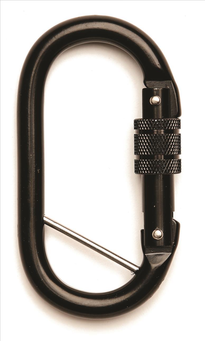 Karabiner Screw Gate Steel Alloy 18mm