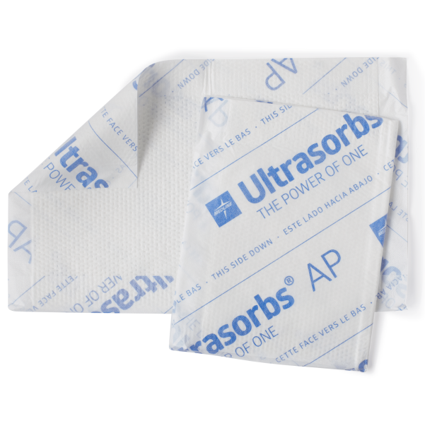 Medline Ultrasorb Advance Plus Absorbent Dry Pads 60X 91cm.(Pack of 10; Ctn of 70)