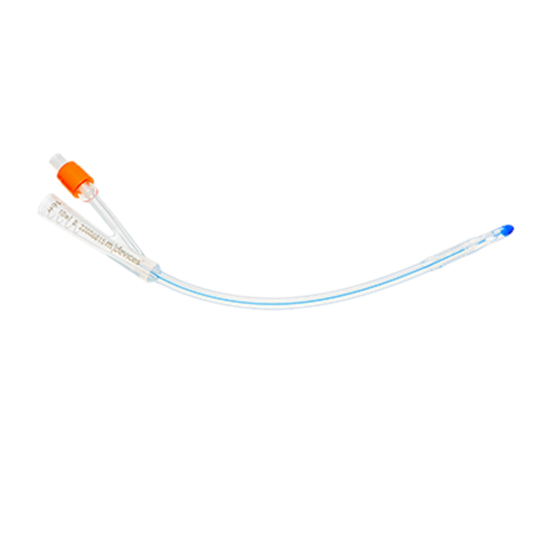 2-Way Foley Catheter, Standard Tip, 23cm with 10mL Balloon (Female), 16Fr (Orange)