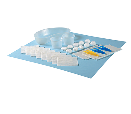 e Dressing Pack with Kidney Dish & Gallipot (Peel Pack)