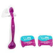 Gillette Venus & Olay Manual Razor with 2 Cartridges. Sugarberry Scent