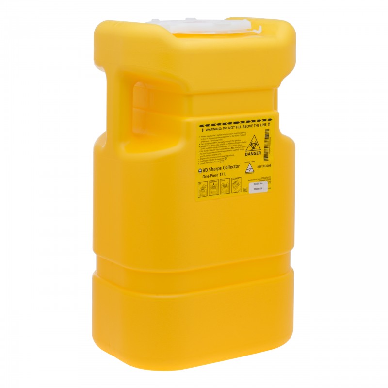 BD Sharps Collector Yellow 17l 303209