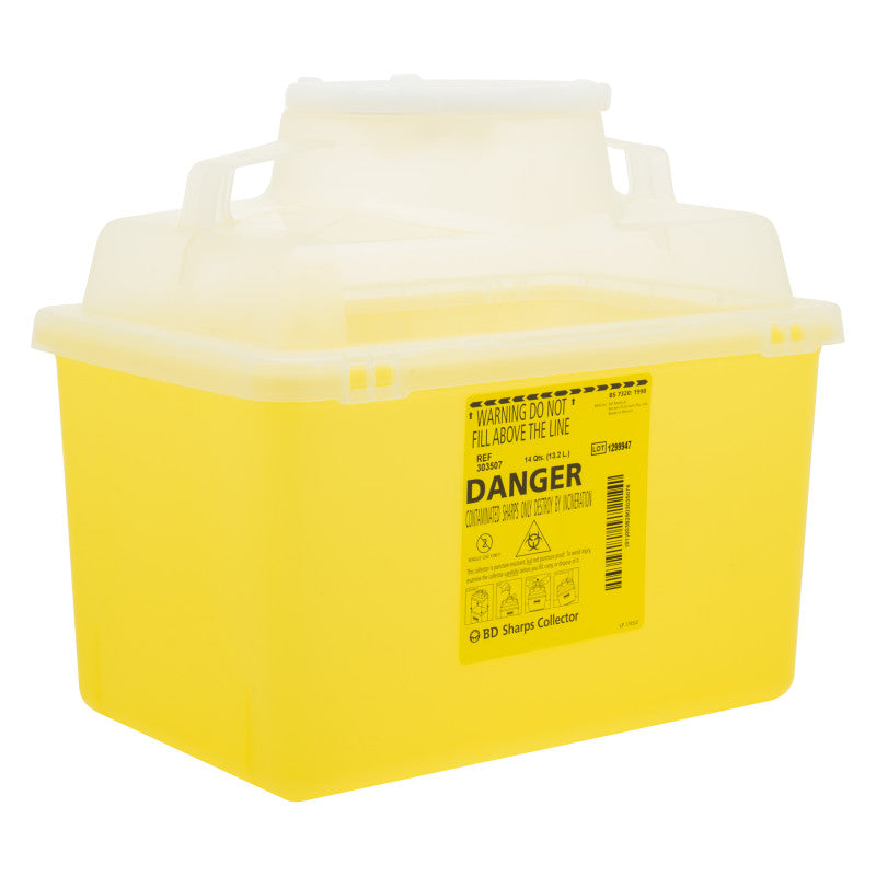 BD Sharps Collector Yellow 13.2L Nestable 303507
