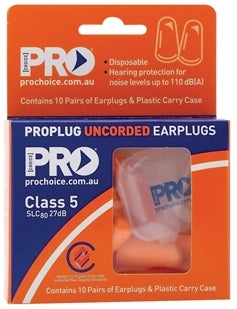 Pro Choice Earplugs Uncorded - 10pr Hand Pack
