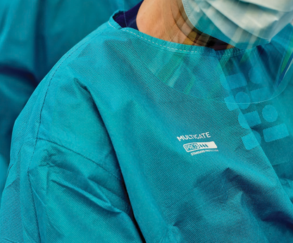 PRO3® Multigate AAMI 3 Surgical Gown, Fully Recyclable. All Sizes