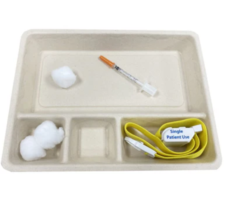 Haines® Compostable Anaesthetic Tray