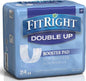 Medline FitRight Double Up Booster Pads 9x29cm (Quantity: Packs of 24; Ctn of 192). GST Free