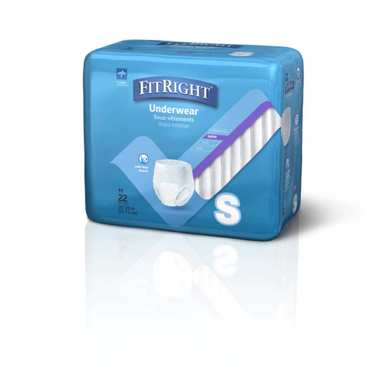 Medline Protection Plus Super Extended Underwear (Small, Medium, Large, Xlarge, XXLarge)GST Free