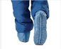 Medline  Shoe Cover Non-Skid Fluid Resistant Reg Spunbound Polypylene. (Pack of 100; 300)