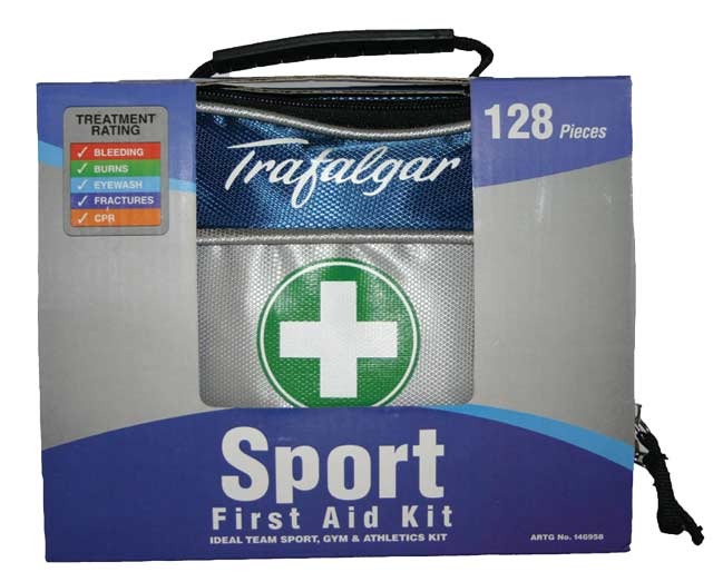 Trafalgar Sports First Aid Kit 128pce