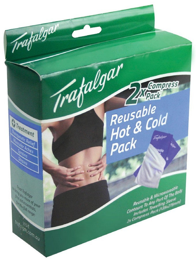 Trafalgar Reusable Hot & Cold Pack, 2 Pack