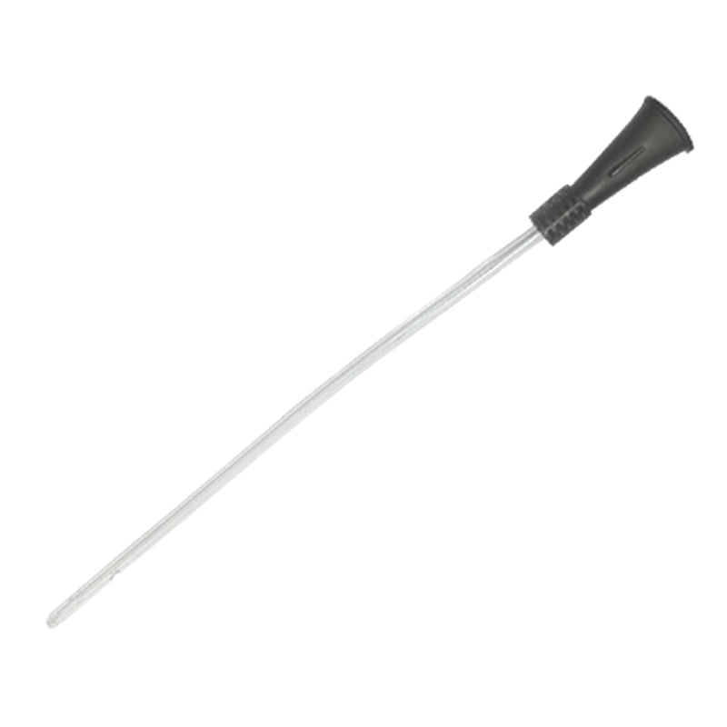 Hydrophilic Coated Nelaton Catheter, 18cm (Female), 10Fr (Black)